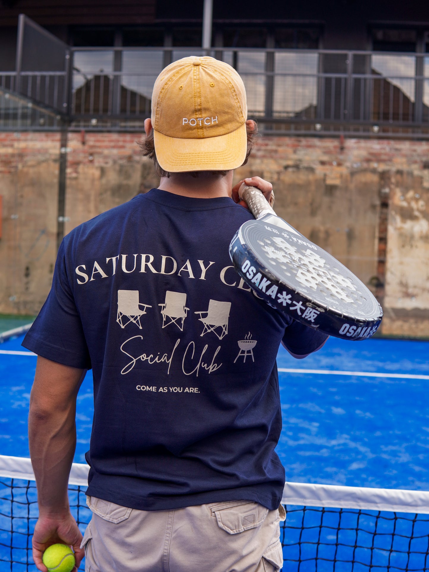 Saturday Club Navy Oversized T-Shirt